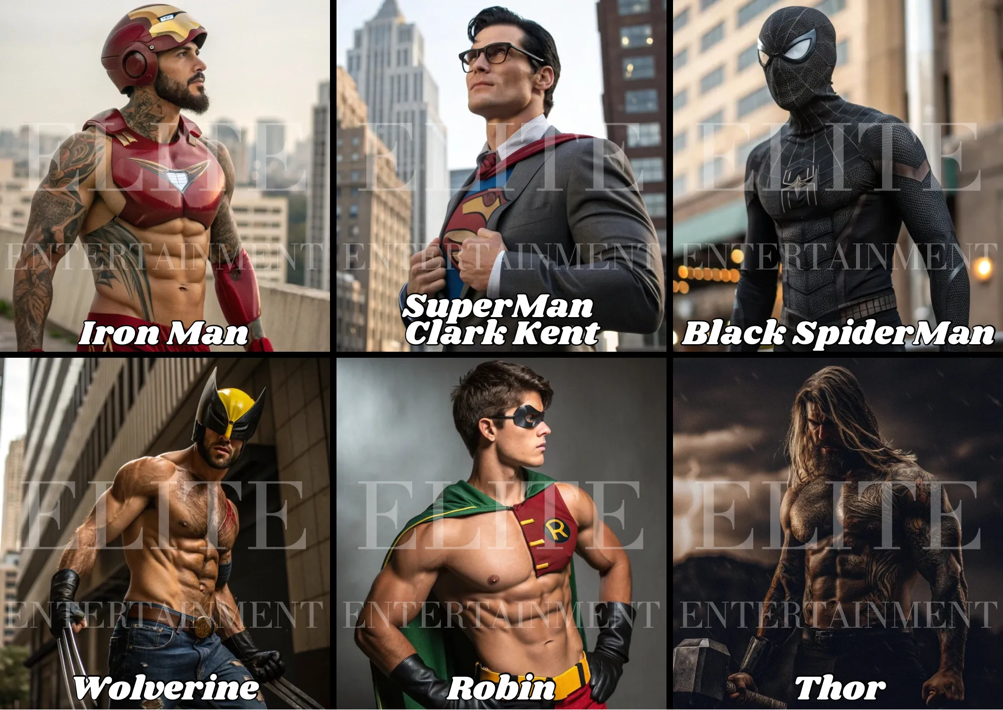 Copy of Copy of Elite Entertainment - SuperHeros & Power Icons
